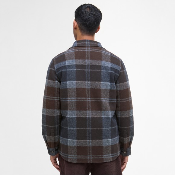 Barbour Lifestyle Mens Green Chapter Check Overshirt main image