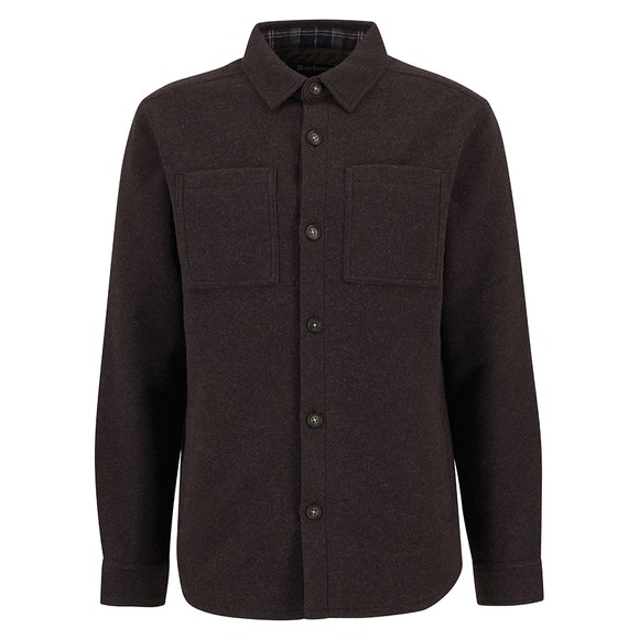 Barbour Lifestyle Mens Gold Marlow Tailored Wool Blend Overshirt main image