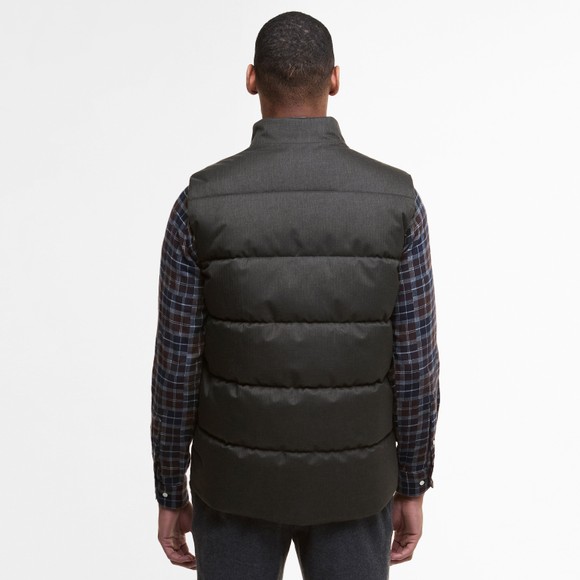 Barbour Lifestyle Mens Grey Brampton Puffer Gilet main image