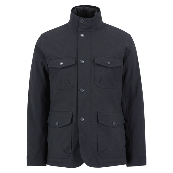 Barbour Lifestyle Mens Black Winter Ogston Waterproof Jacket main image