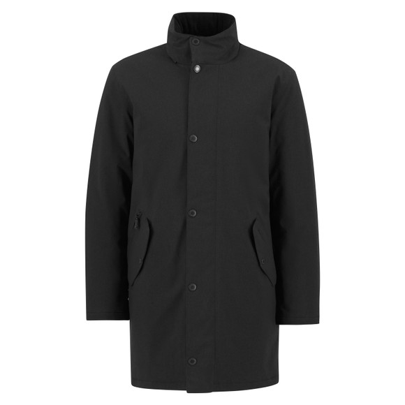 Barbour Lifestyle Mens Black Winter Powell Waterproof Jacket main image