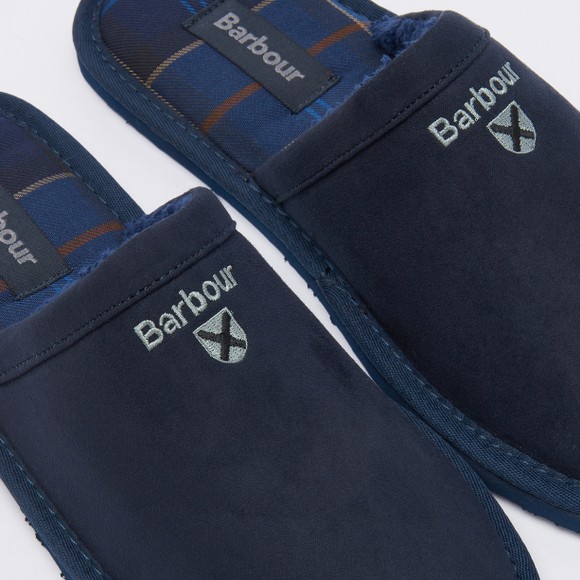 Barbour Lifestyle Mens Blue Everitt Mule Slipper main image