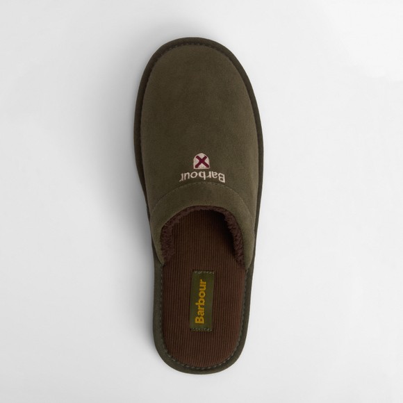 Barbour Lifestyle Mens Green Everitt Mule Slipper main image