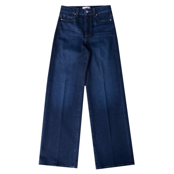 Paige Womens Blue Anessa High Stretch Wide Leg Jean main image