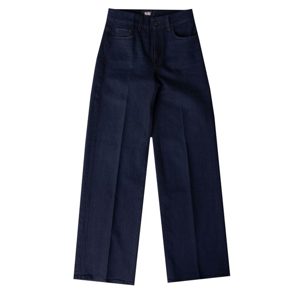 Paige Womens Blue Sasha Wide Leg Jeans main image
