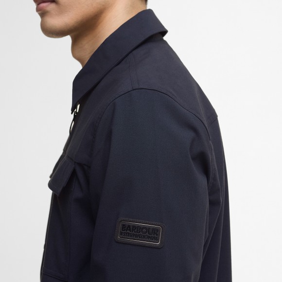 Barbour International Mens Blue Ash Overshirt main image