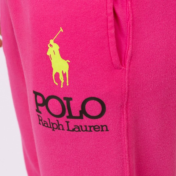 Polo Ralph Lauren Womens Pink Big Pony Fleece Sweatpants  main image