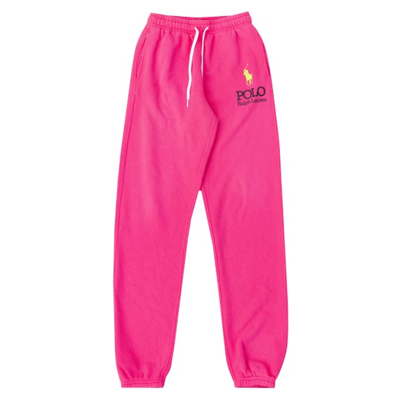 Polo Ralph Lauren Womens Pink Big Pony Fleece Sweatpants  main image
