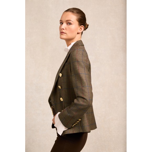 Holland Cooper Womens Green Knightsbridge Blazer main image