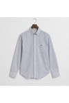 Gant Mens Blue Poplin Stripe Shirt