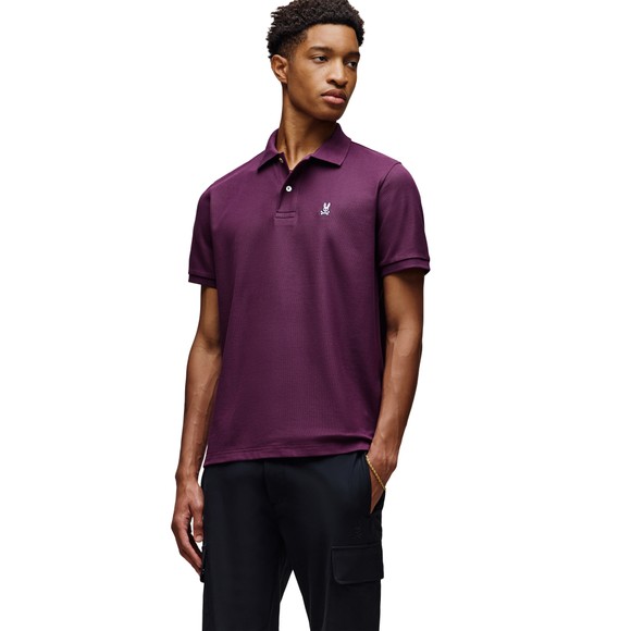 Psycho Bunny Mens Purple Classic Polo Shirt main image