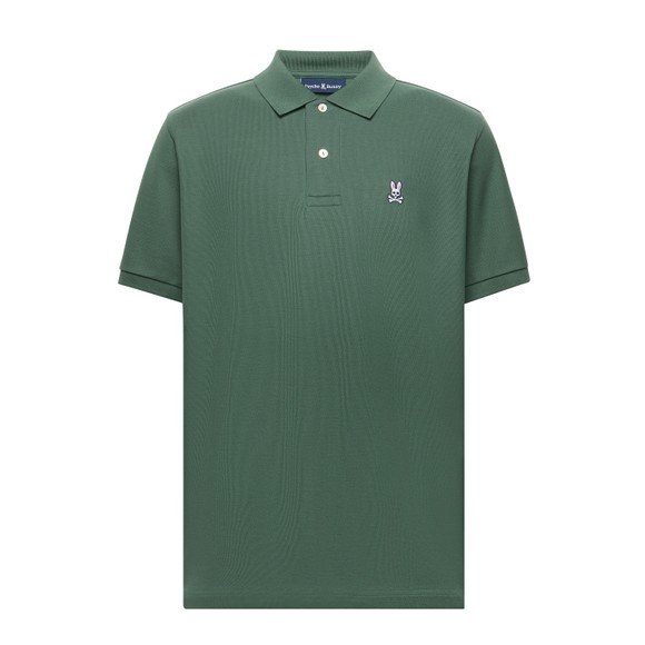 Psycho Bunny Mens Green Classic Polo Shirt main image