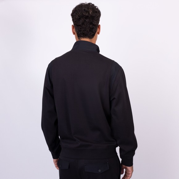 Moose Knuckles Mens Black Dalon 1/4 Zip Sweatshirt main image