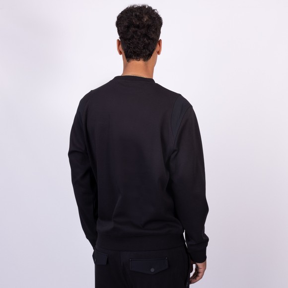 Moose Knuckles Mens Black Dalon Crewneck Sweatshirt main image