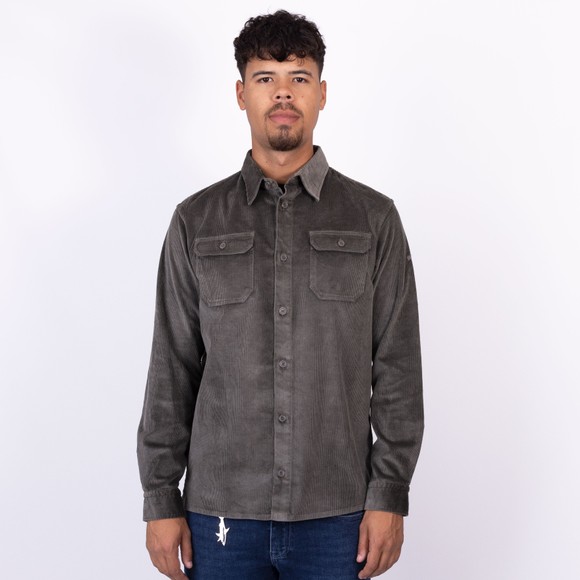 Paul & Shark Mens Green Cord Overshirt main image