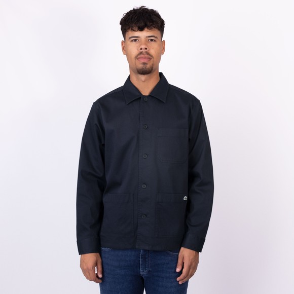 Lacoste Mens Blue Cotton Overshirt main image