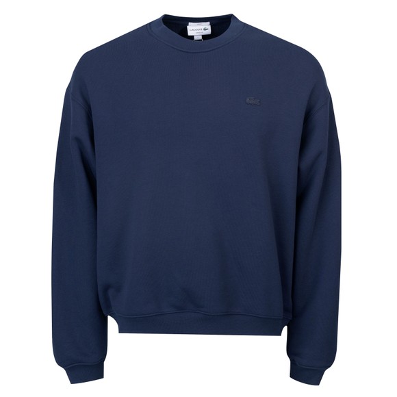 Lacoste Mens Blue Heavy Fleece Sweatshirt main image