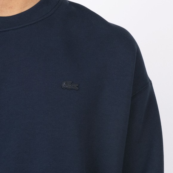 Lacoste Mens Blue Heavy Fleece Sweatshirt main image