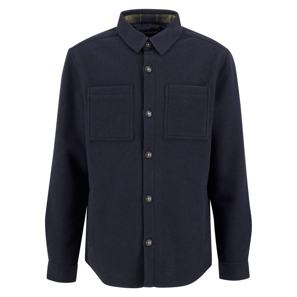 Marlow Tailored Wool Blend Overshirt Marlow Tailored Wool Blend Overshirt