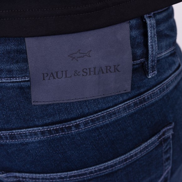 Paul & Shark Mens Blue Comfort Rivet Jean main image