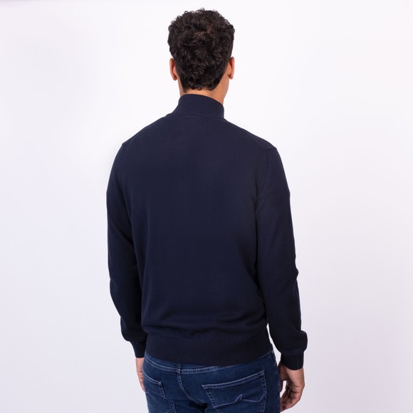 Lacoste Mens Blue Full Zip Knitted Jumper main image