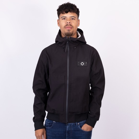 Ma.Strum Mens Black Infantry Softshell Jacket main image