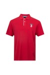 Hackett Mens Red Heritage NBR Plain Polo Shirt