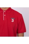 Hackett Mens Red Heritage NBR Plain Polo Shirt