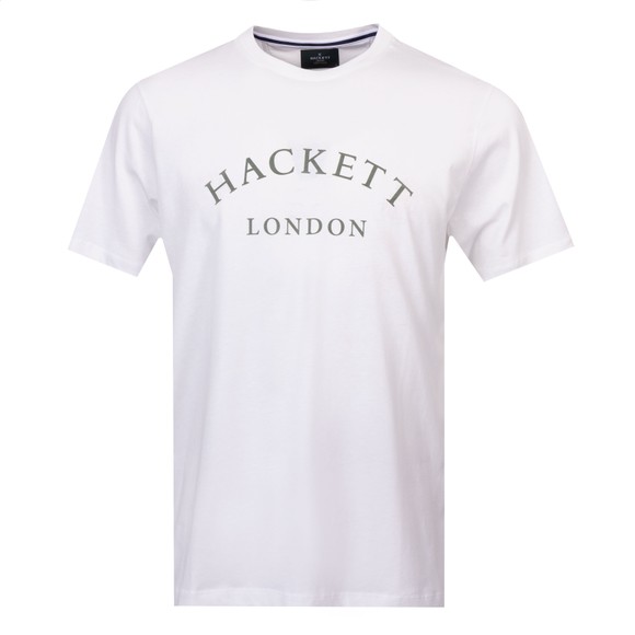 Hackett Mens Off-White Heritage ESS T-Shirt