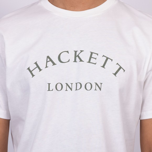 Hackett Mens Off-White Heritage ESS T-Shirt main image