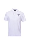 Hackett Mens White Heritage NBR Plain Polo Shirt