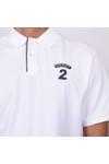 Hackett Mens White Heritage NBR Plain Polo Shirt