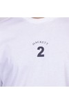 Hackett Mens White Heritage Number T Shirt