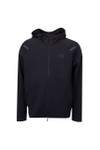 Under Armour Mens Black Unstoppable Fleece Hooded Full Zip 