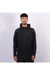 Under Armour Mens Black Unstoppable Fleece Hooded Full Zip 