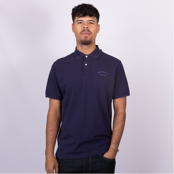 Hackett Mens Blue Heritage Essential Polo Shirt main image