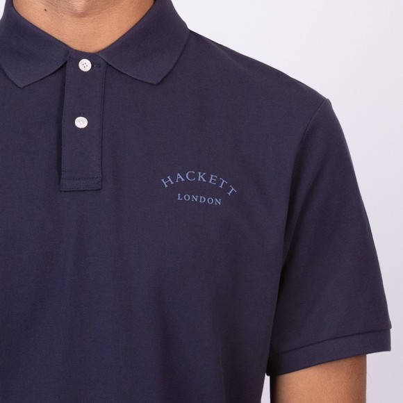 Hackett Mens Blue Heritage Essential Polo Shirt