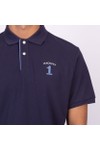 Hackett Mens Blue Heritage NBR Plain Polo Shirt