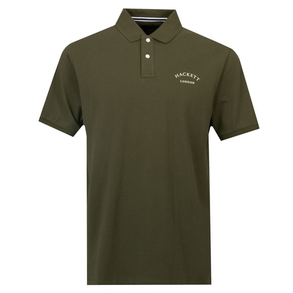 Hackett Mens Green Heritage Essential Polo Shirt