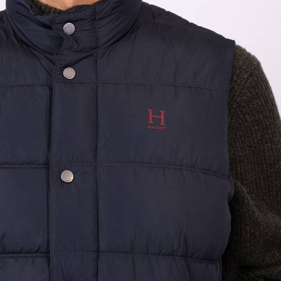 Hackett Mens Blue Heritage Gilet main image