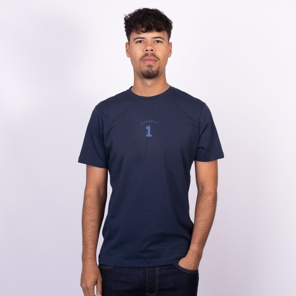 Hackett Mens Blue Heritage Number T Shirt
