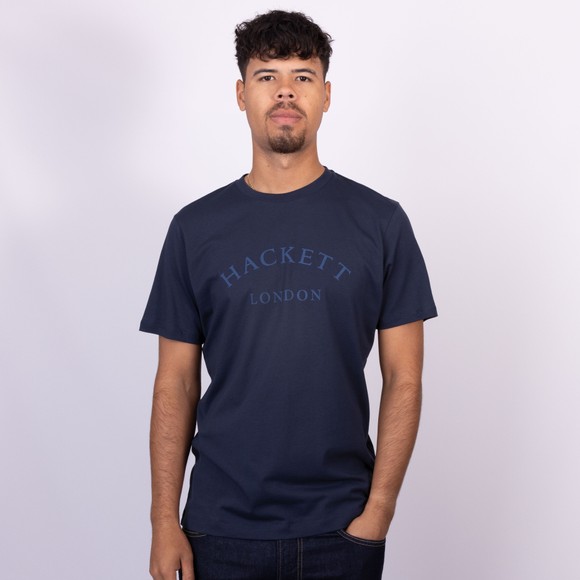 Hackett Mens Blue Heritage ESS T-Shirt