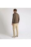 Remus Mens Brown Polo Neck Knitted Jumper