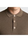 Remus Mens Brown Polo Neck Knitted Jumper