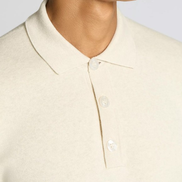 Remus Mens Off-White Polo Neck Knitted Jumper main image