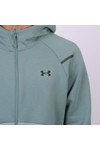 Under Armour Mens Grey Unstoppable Fleece Hooded Full Zip 