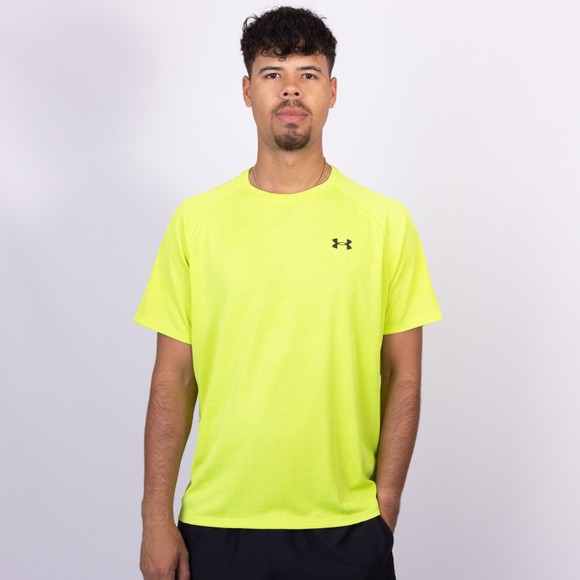 Under Armour Mens Green Tech Textured T-Shirt main image