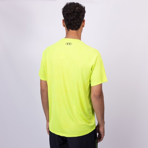 Under Armour Mens Green Tech Textured T-Shirt main image
