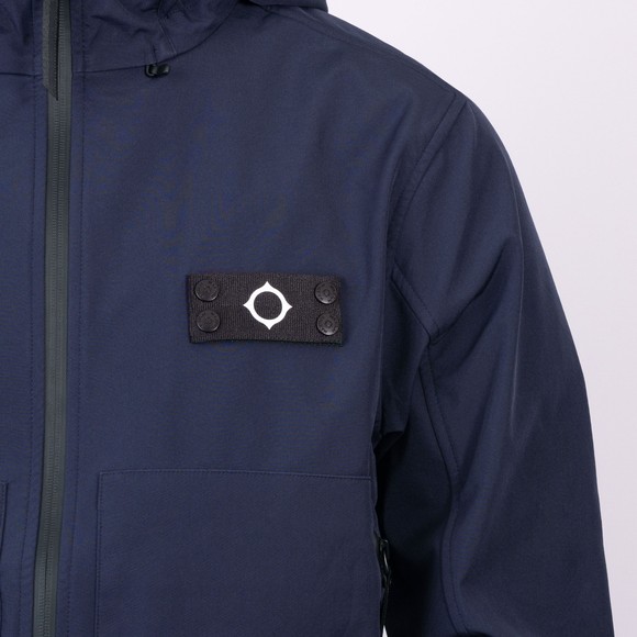Ma.Strum Mens Blue Infantry Softshell Jacket main image