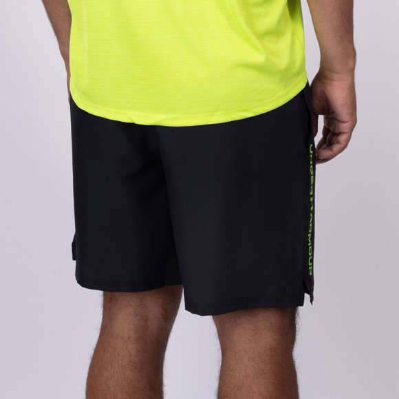 Under Armour Mens Black Woven Wordmark Shorts main image